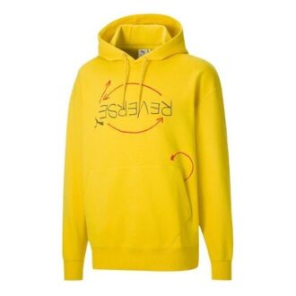 PUMA x Michael Lau Reverse Graphic Hettegenser «Gul»
