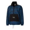 PUMA x Mr Doodle Crossover Graffiti Print Kontrastfarger Cardigan Stand Collar Jakke Blå