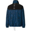PUMA x Mr Doodle Crossover Graffiti Print Kontrastfarger Cardigan Stand Collar Jakke Blå