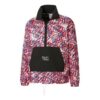 PUMA x Mr Doodle Crossover Graffiti Print Kontrastfarger Cardigan Stand Collar Jakke Rød