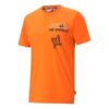 PUMA x Mr Doodle RELAXED T-skjorte med trykk, korte ermer, flammeoransje