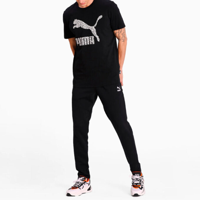 PUMA x Mr Doodle T-skjorte «Svart og hvit»