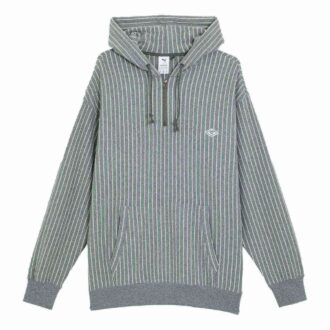 PUMA x Nanamica stripete hettegenser «Grå»