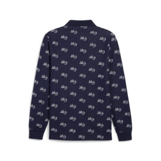 PUMA x Noah Jacquard Poloskjorte «Marineblå»