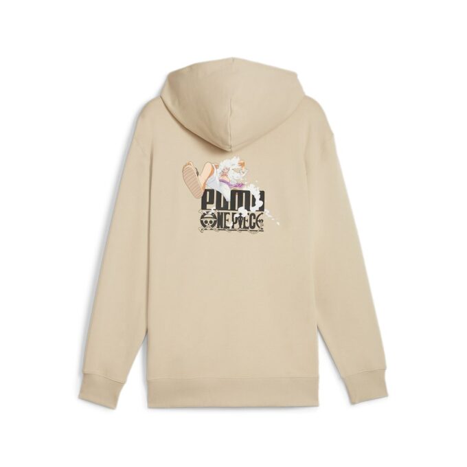 PUMA x ONE PIECE Graphic-hettegenser «Putty»
