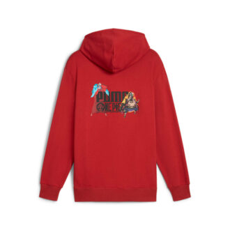 PUMA x ONE PIECE Graphic Hettegenser «Rød»
