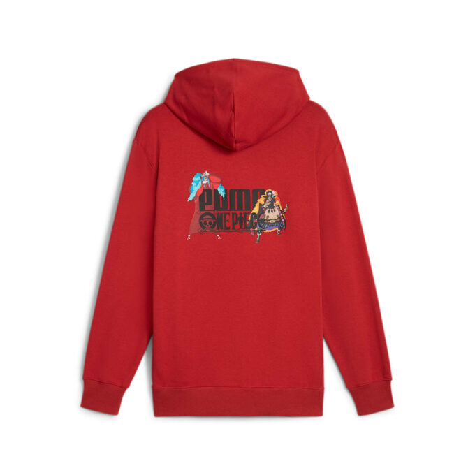 PUMA x ONE PIECE Graphic Hettegenser «Rød»