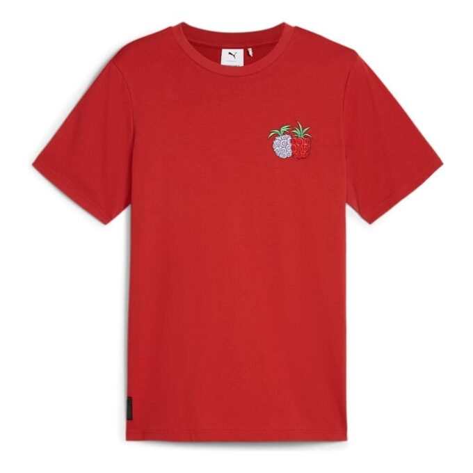 PUMA x ONE PIECE Graphic T-skjorte «Club Red»