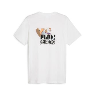 PUMA x ONE PIECE Graphic T-skjorte «Hvit»