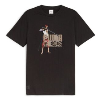 PUMA x ONE PIECE Graphic T-skjorte «Svart»