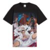 PUMA x ONE PIECE T-skjorte med heldekkende trykk «Svart»