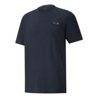 PUMA x Palm Tree Crew Golf-t-skjorte «Marineblå»