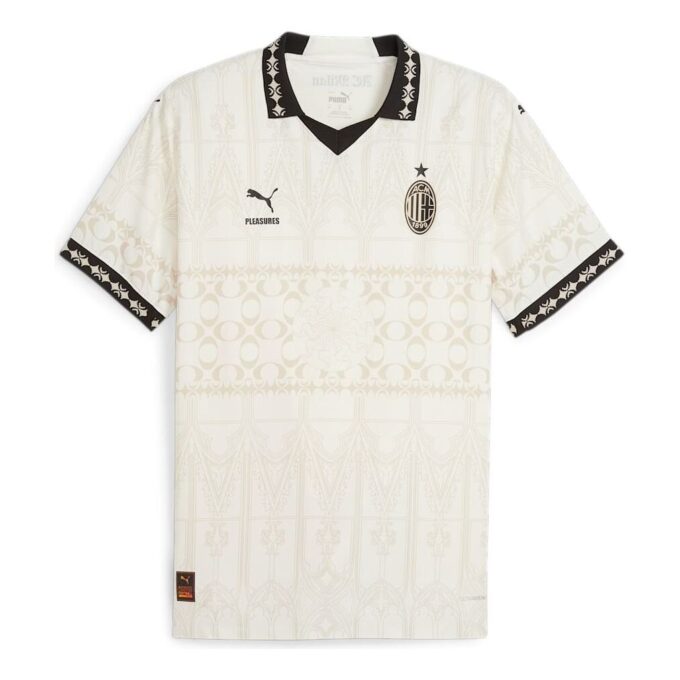 PUMA x PLEASURES AC Milan Autentisk Fotballdrakt «Beige»