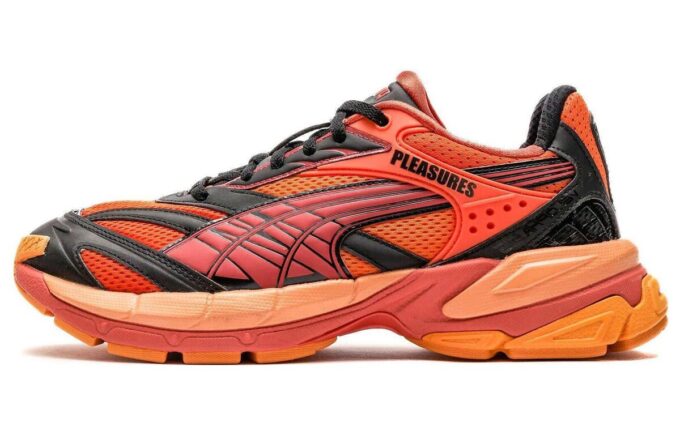 PUMA x PLEASURES Velophasis LAYERS «Cayennepepper Astro Red»