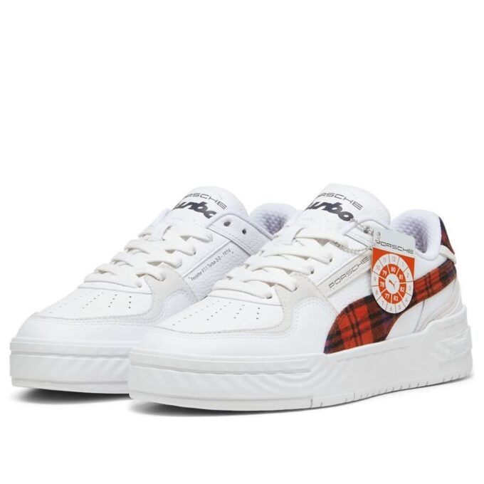 PUMA x Porsche Legacy CA Pro «Tartan Formstrip Hvit Redmazing»