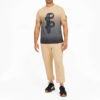 PUMA x PRONOUNCE Graphic T-skjorte med kryssoverfarge, tie dye-logo, korte ermer, khaki
