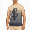 PUMA x PRONOUNCE Graphic T-skjorte med kryssoverfarge, tie dye-logo, korte ermer, khaki