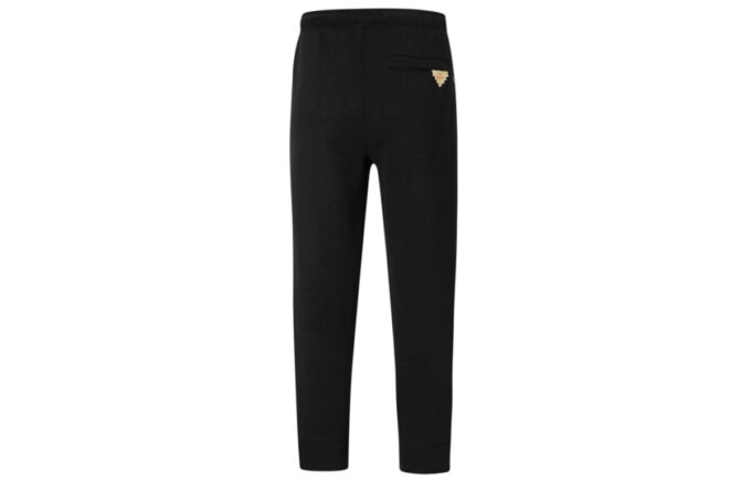 PUMA x PRONOUNCE Unisex 7/8 Bukser Geometriske Mønstre Trykk Cropped Bukser Svart
