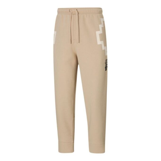 PUMA x PRONOUNCE Unisex 7/8 Bukser Print Blonde Cropped Bukser Khaki