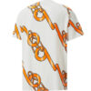 PUMA x PRONOUNCE Unisex Graphic T-skjorte med kryssede kjeder, trykk, Athleisure, fritid, sport, korte ermer, kremhvit