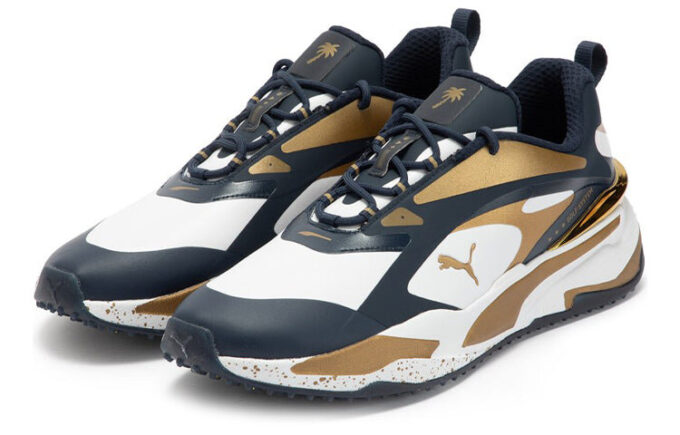 PUMA x Ptc Gs-Fast &laquo;Blå Gull Hvit&raquo;
