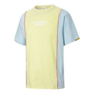 PUMA x Randomevent T-skjorte «Gulblå Hvit»