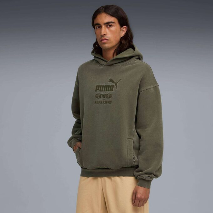 PUMA x REPRESENT Menn Oversized Hettegenser