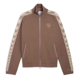 PUMA x REPRESENT T7 Logo Cardigan «Brun»
