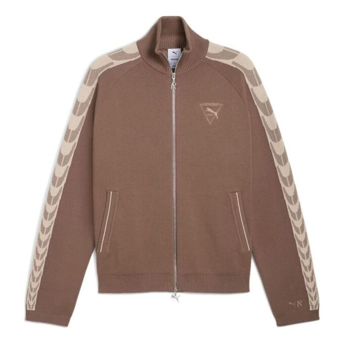 PUMA x REPRESENT T7 Logo Cardigan «Brun»