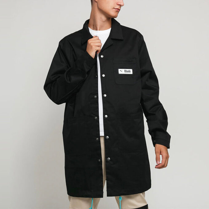 PUMA x Rhude-jakke «Svart og hvit»