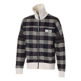 PUMA x Rhude XTG AOP TRA Multi SP WUP strikkejakke «Hvitbrun»