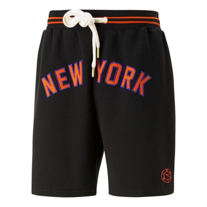 PUMA x Rhuigi New York Basketball Shorts «Svart Rød»