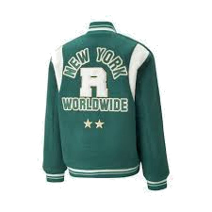 PUMA x RHUIGI Varsity-jakke «Grønn»
