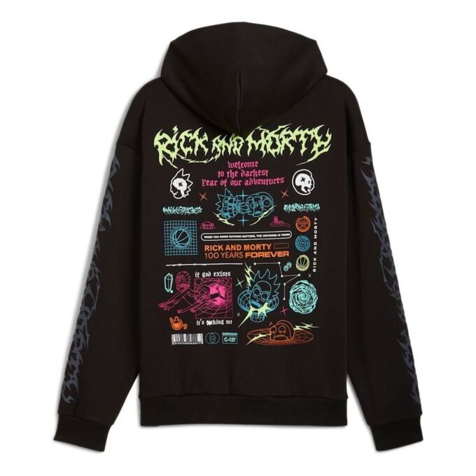 PUMA x RICK AND MORTY Hettegenser «Svart»