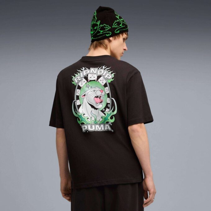 PUMA x RIPNDIP herre bokset-T-skjorte