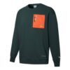 PUMA x Roaringwild Pocket Crew Neck Genser «Olivengrønn Oransje»