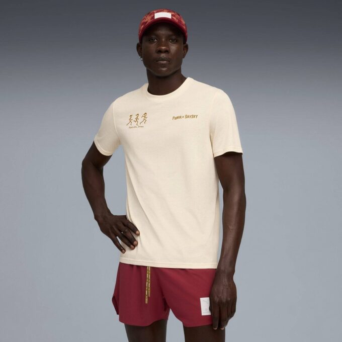 PUMA x SAYSKY Fuktighetstransporterende løpe-T-skjorte