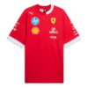 PUMA x Scuderia Ferrari 2025 Replica Oversized-Fit Drivers T-skjorte «Mørk kirsebær»