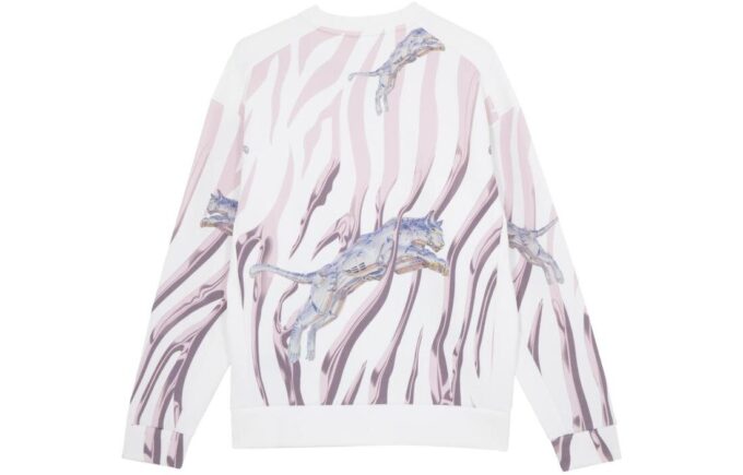 PUMA x SORAYAMA Genser «Hvit Rosa Sølv»