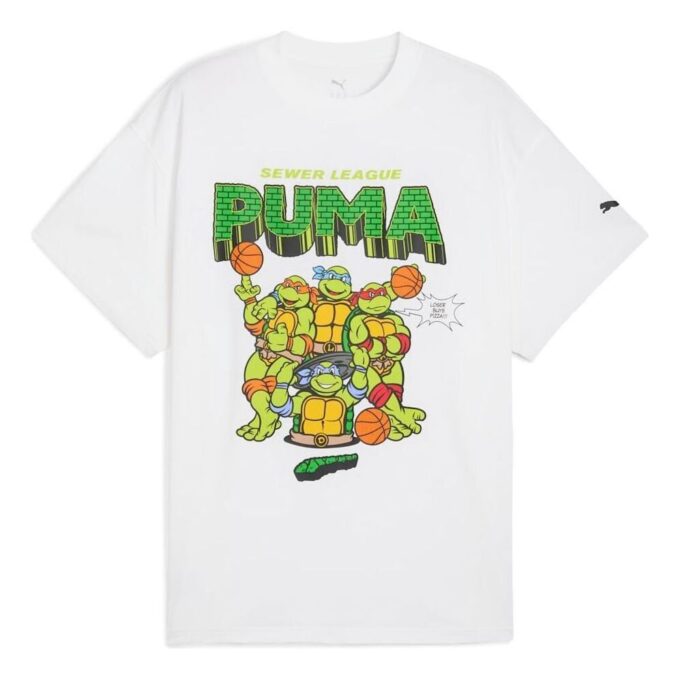 PUMA x TMNT Basketball T-skjorte «Hvit»