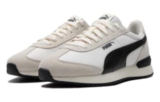 R78 Nylon Retro &laquo;Beige Hvit Svart&raquo;