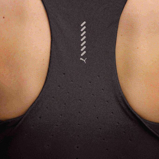 Raceday Ultraform Stretch Dame Løping Crop Tank Top
