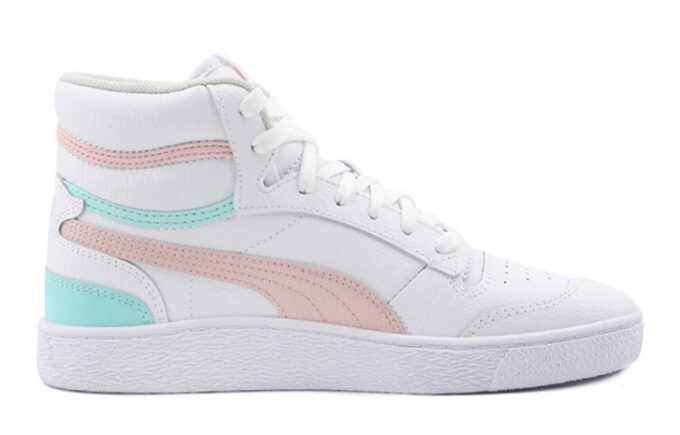 Ralph Sampson Mid K Mid-top Sneakers Hvit/Rosa/Blå
