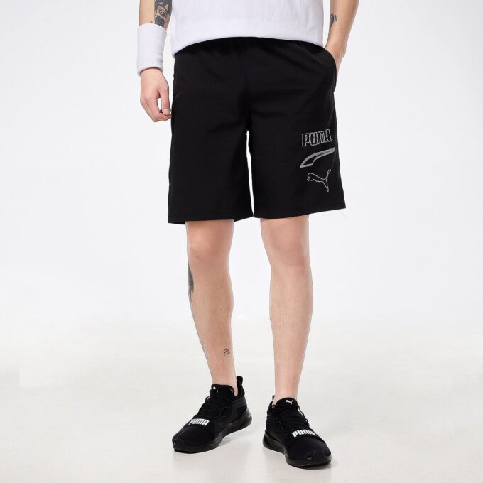 Rebal vevde shorts &laquo;Svart&raquo;