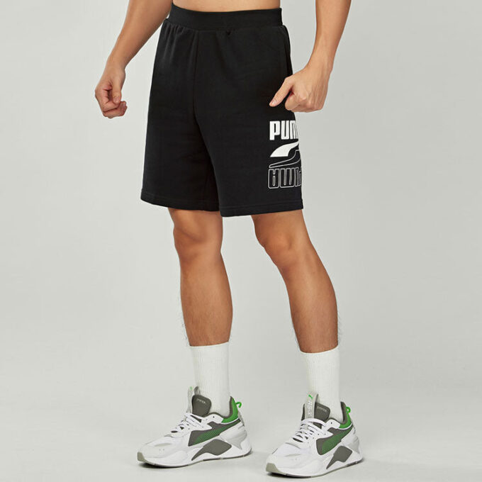 Rebel 9″ Shorts &laquo;Svart Hvit&raquo;