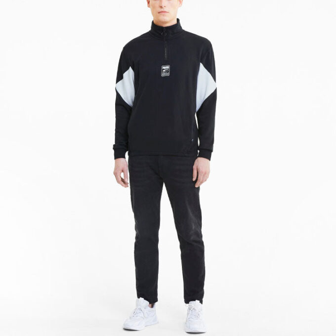 Rebel Half-Zip TR &laquo;Svart Hvit&raquo;