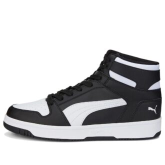 Rebound Layup High Top Sneakers &laquo;Svart Hvit&raquo;