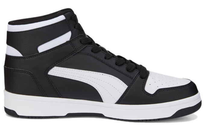 Rebound Layup High Top Sneakers &laquo;Svart Hvit&raquo;