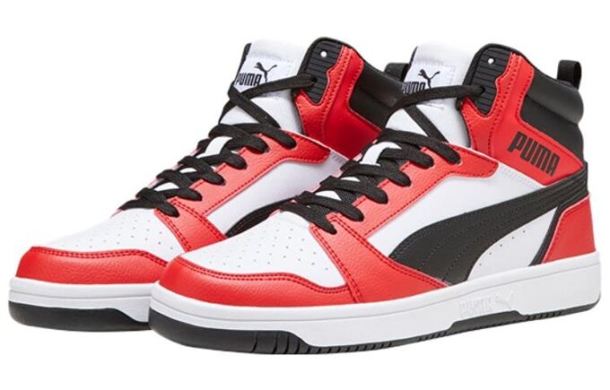 Rebound Sneakers &laquo;Rød Hvit Svart&raquo;