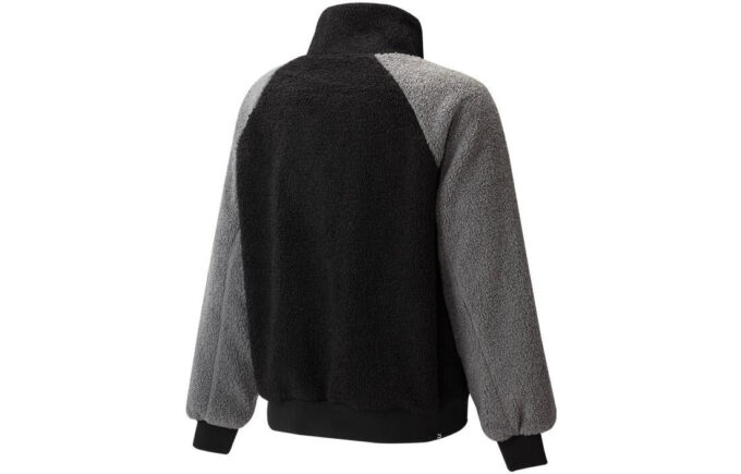 Reglan Sleeve Sherpa-jakke &laquo;Black&raquo;